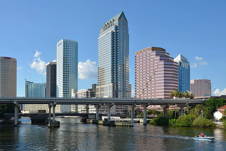 Downtown Tampa skyline and waterfront